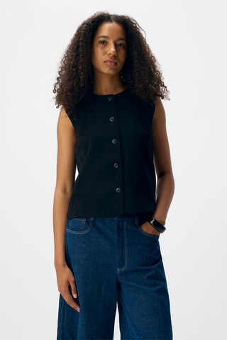 Gilet sans manches - Noir - Selected
