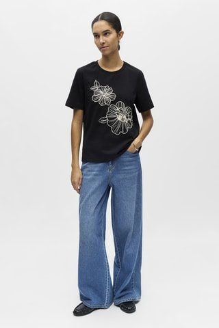 T-shirt - Noir - Selected