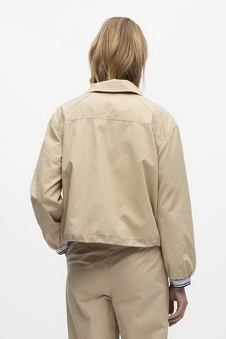 Blouson en coton biologique - Beige - Selected