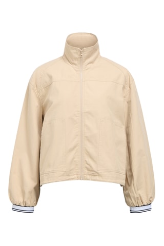 Blouson en coton biologique - Beige - Selected
