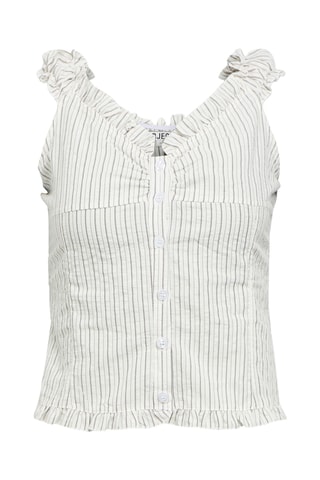 Blouse sans manches - Blanc - Selected