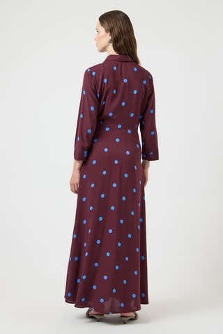 Robe chemise - Bordeaux - Selected