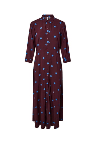 Robe chemise - Bordeaux - Selected