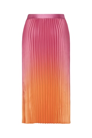 Jupe longue plissée - Rose - Selected
