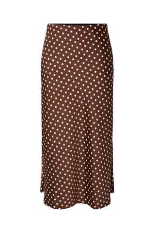 Jupe midi - Marron - Selected