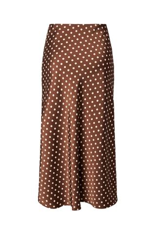 Jupe midi - Marron - Selected