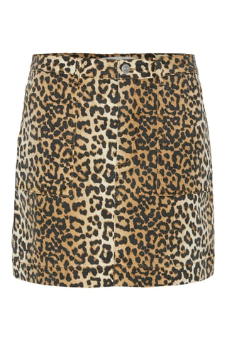 Minijupe droite - Marron - Selected