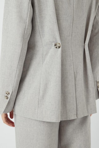 Blazer - Gris clair - Selected
