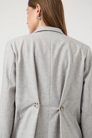Blazer - Gris clair - Selected