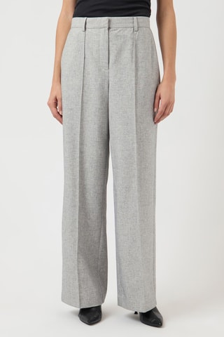 Pantalon - Gris clair - Selected