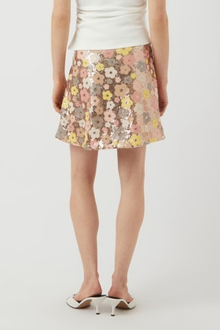 Jupe droite - Rose - Selected