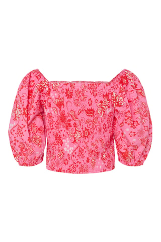 Top en coton biologique - Rose - Selected