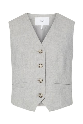 Gilet de costume sans manches - Gris clair - Selected
