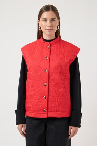 Gilet sans manches - Rouge - Selected