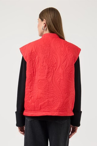 Gilet sans manches - Rouge - Selected