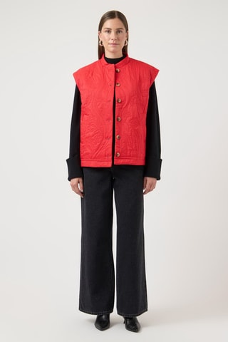 Gilet sans manches - Rouge - Selected