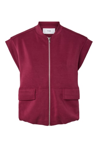 Gilet sans manches - Bordeaux - Selected