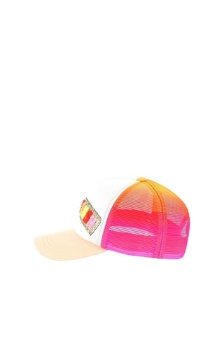 Gorra - Blanco y naranja