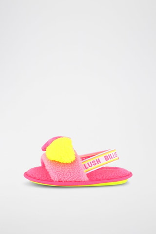 Zapatillas de casa - Rosa empolvado y amarillo