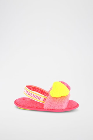 Zapatillas de casa - Rosa empolvado y amarillo