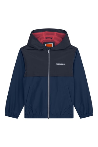 Cortavientos plegable con capucha - Azul marino y negro - Timberland
