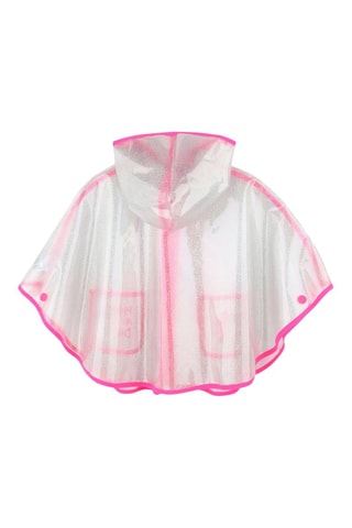 Impermeable con capucha - Plateado