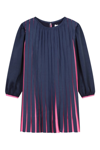 Vestido plisado - Índigo - Billieblush