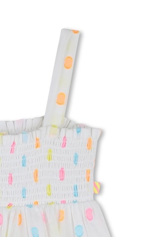 Vestido avolantado - Blanco