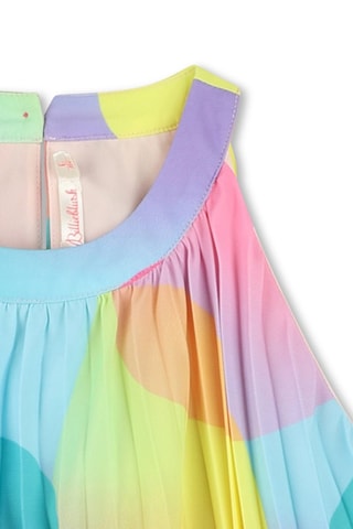 Vestido plisado - Turquesa