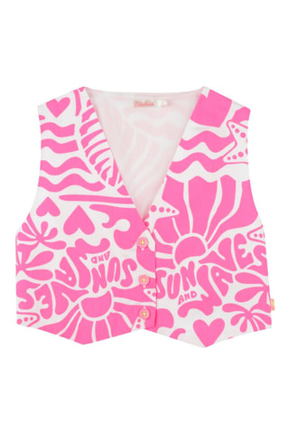 Chaleco de traje - Rosa