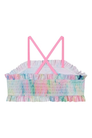Bikini tie-dye - Rosa y azul