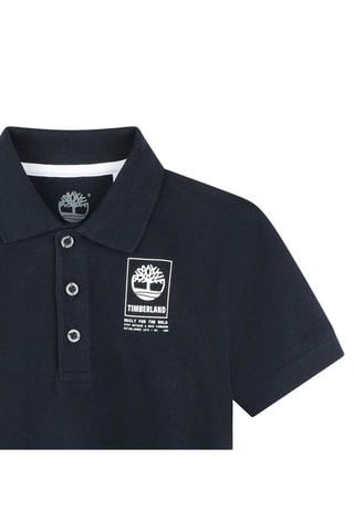 Polo de algodón orgánico - Azul marino - Timberland