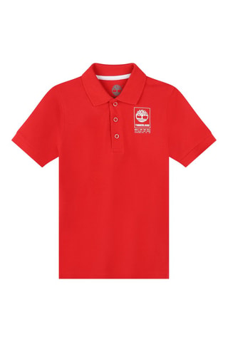 Polo de algodón orgánico - Rojo - Timberland