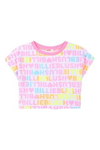 Camiseta cropped - Rosa