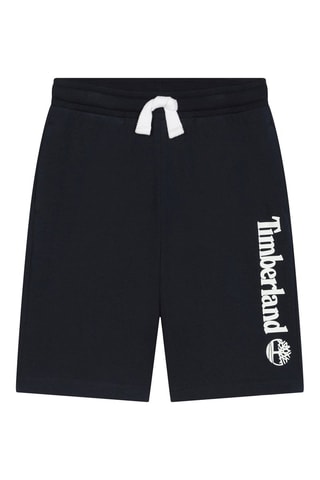Camiseta y bermudas de algodón orgánico - Negro y blanco - Timberland