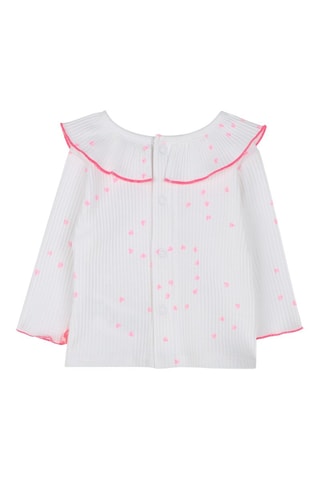 Blusa y leggings de algodón orgánico - Blanco