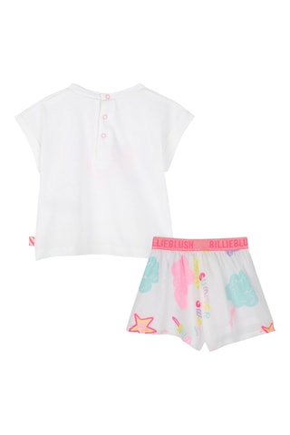 Camiseta y short - Blanco