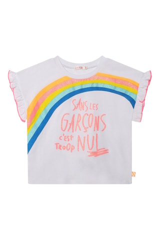 Camiseta y short - Rosa y blanco
