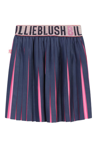 Falda plisada - Índigo - Billieblush