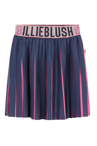 Falda plisada - Índigo - Billieblush