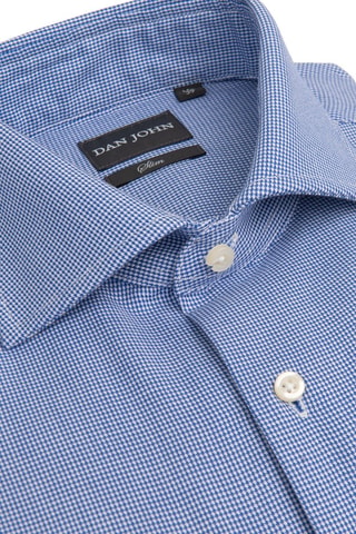 Blouse - Wit en blauw