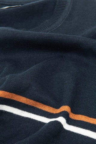 Trui - Wit, blauw en oranje