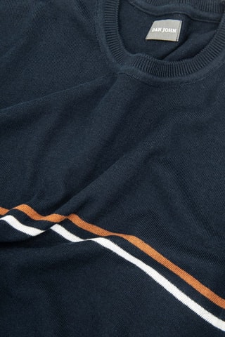 Trui - Wit, blauw en oranje