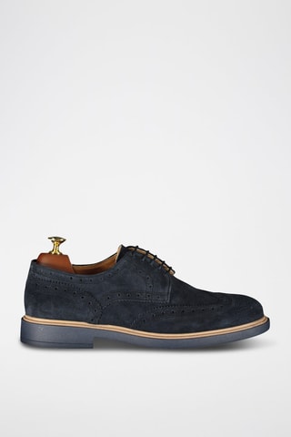 Nubuck Derby's - Blauw