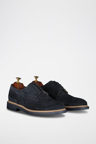 Nubuck Derby's - Blauw