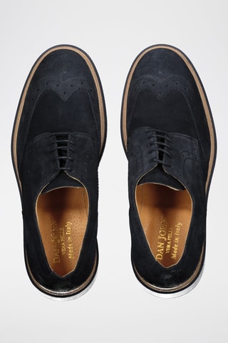 Nubuck Derby's - Blauw