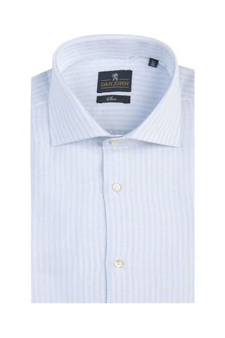 Blouse - Wit en blauw