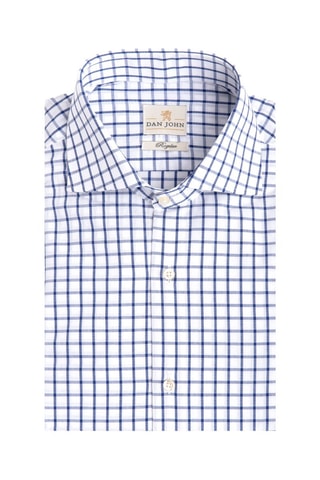 Blouse - Wit en blauw
