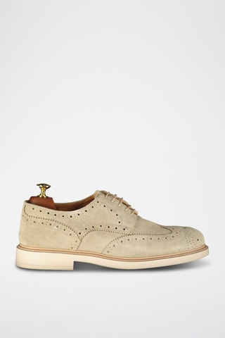 Derbys en nubuck - Beige