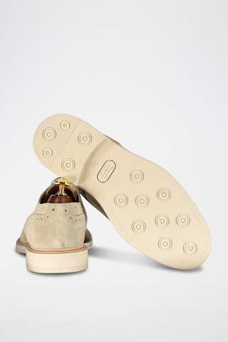 Derbys en nubuck - Beige